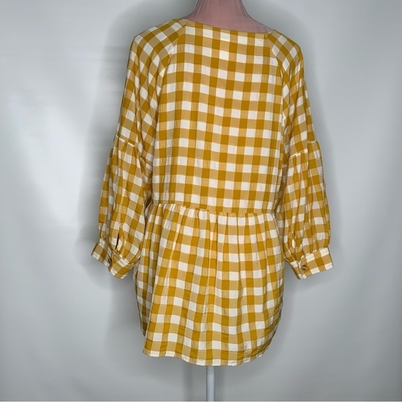 Anthropologie Maeve gorgeous oversized check top. - Picture 7 of 12
